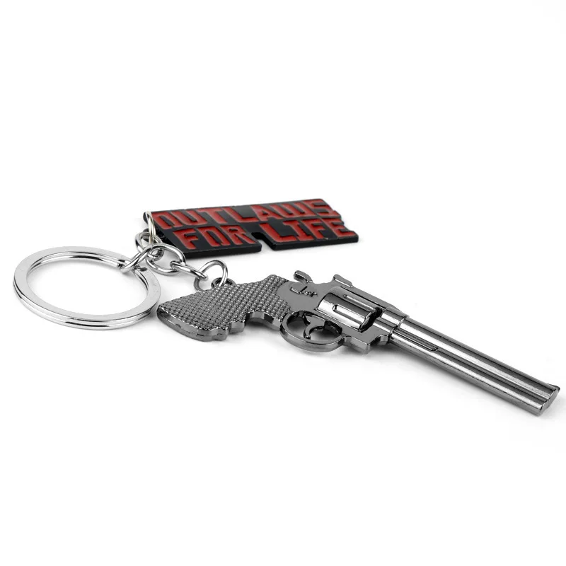 S073dea811b4d43d0838c55b1d97506933 - Red Dead Redemption 2 Keychain Men Cosplay Game Gun Pendant Car Key Rings Metal Key Accessories Key Props Bag Jewelry Fans Gift