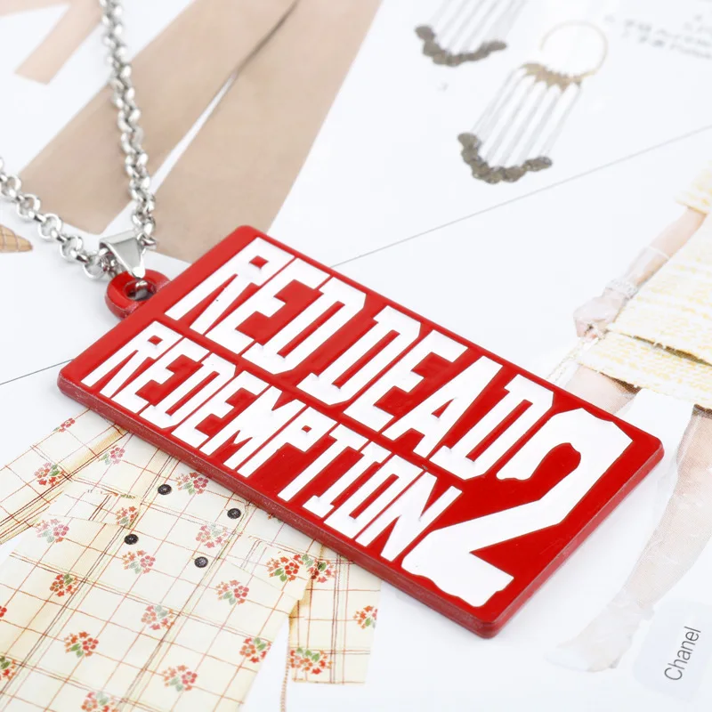 S0e9f04aa4ad2436985253855b1a99dc17 - Red Dead Redemption 2 Keychain Men Cosplay Game Gun Pendant Car Key Rings Metal Key Accessories Key Props Bag Jewelry Fans Gift