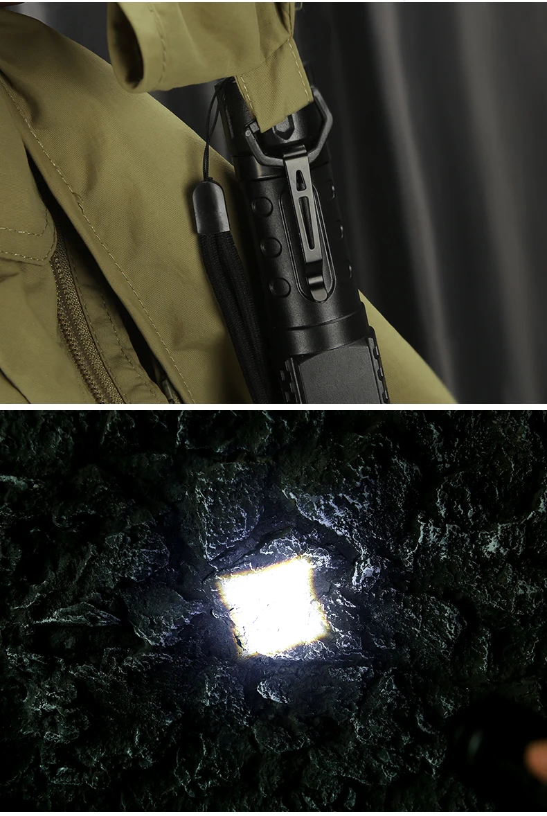 S2fb934103f9f41fd98ab8eb1b2e62d82h - Portable Tactical Flashlight Flashlight With Built-In Battery USB Rechargeable Emergency Spotlights Telescopic Jetbeam