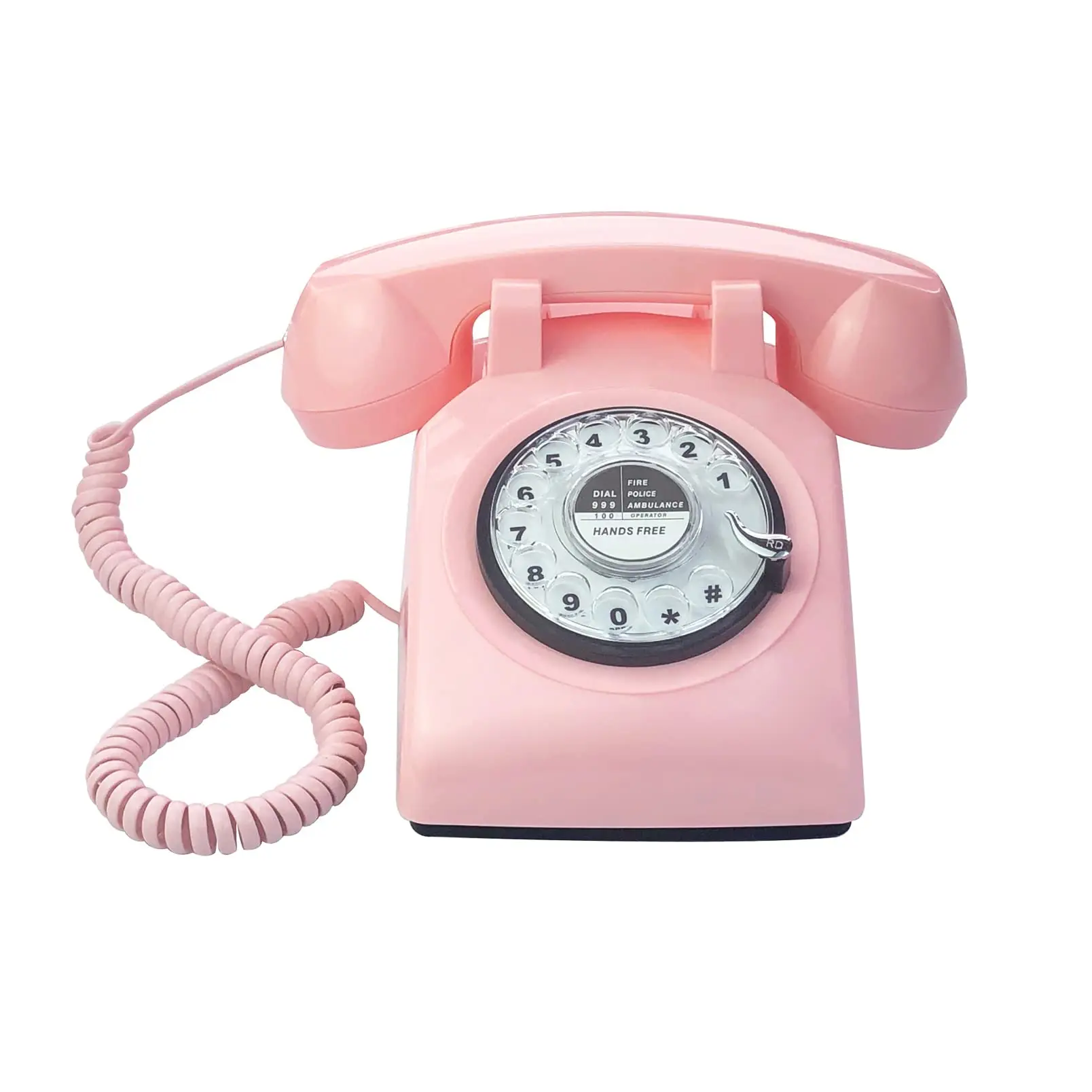 S33a05196fe9a44239dc6633d4ebab8faG - Corded Retro Telephone Classic Vintage Rotary Dial Landline Phone for Home/Office/Hotel, Antique Old Fashion Phones for Senior