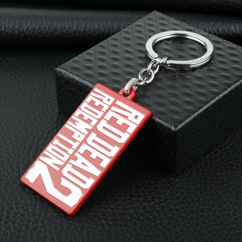 S4dbefdc94b984d219eb0e34cc1954ed80 - Red Dead Redemption 2 Keychain Men Cosplay Game Gun Pendant Car Key Rings Metal Key Accessories Key Props Bag Jewelry Fans Gift