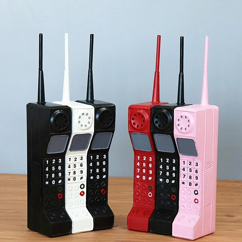 Scf2b971ab06d4edda1c6eac0a31e60f4Z - Desktop Ornaments Home Telephone Shop Phone Hand Retro Craft Crafts Coffee Model Bar Decoration