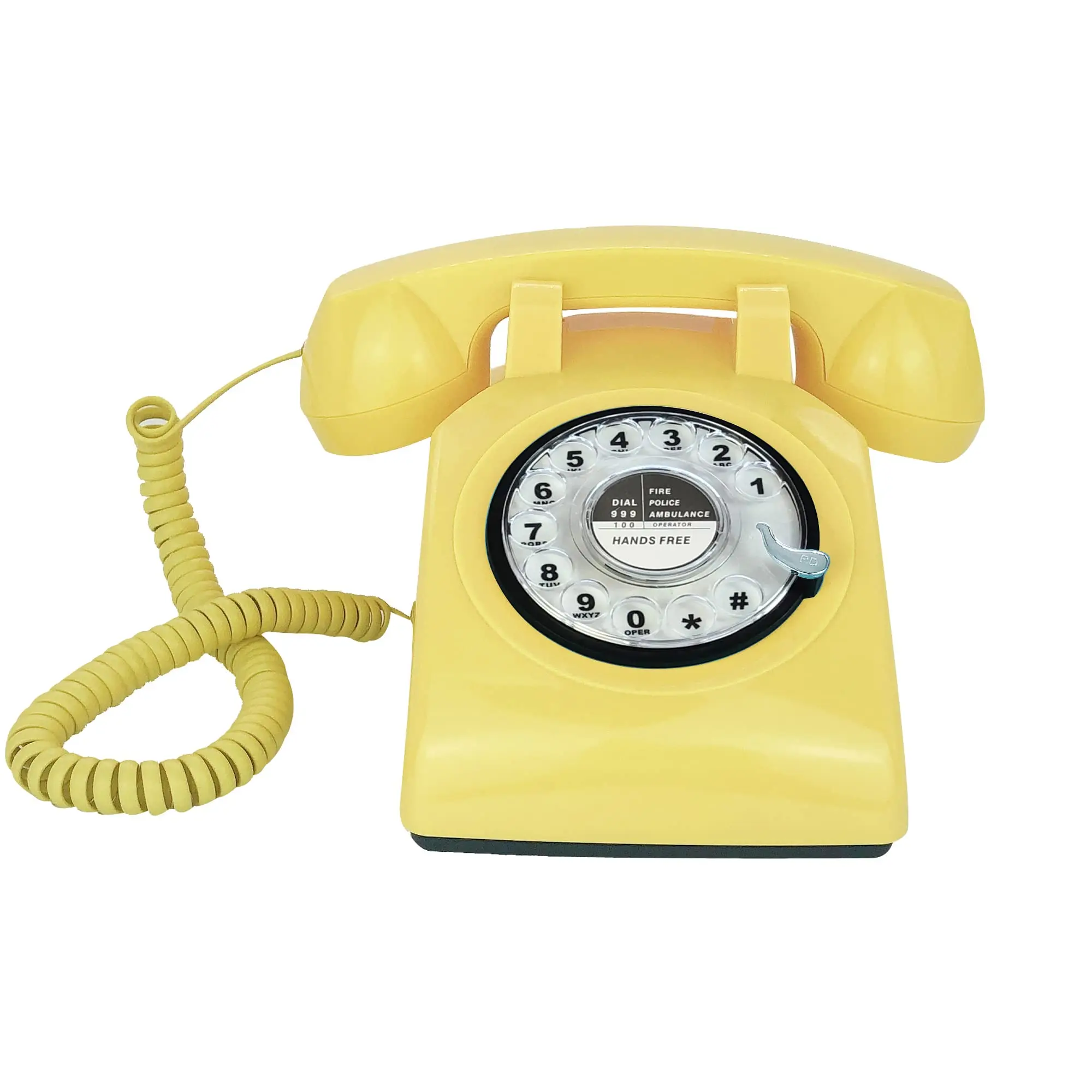 Sf179b89570c64a14baa939ba5a042d2ai - Corded Retro Telephone Classic Vintage Rotary Dial Landline Phone for Home/Office/Hotel, Antique Old Fashion Phones for Senior