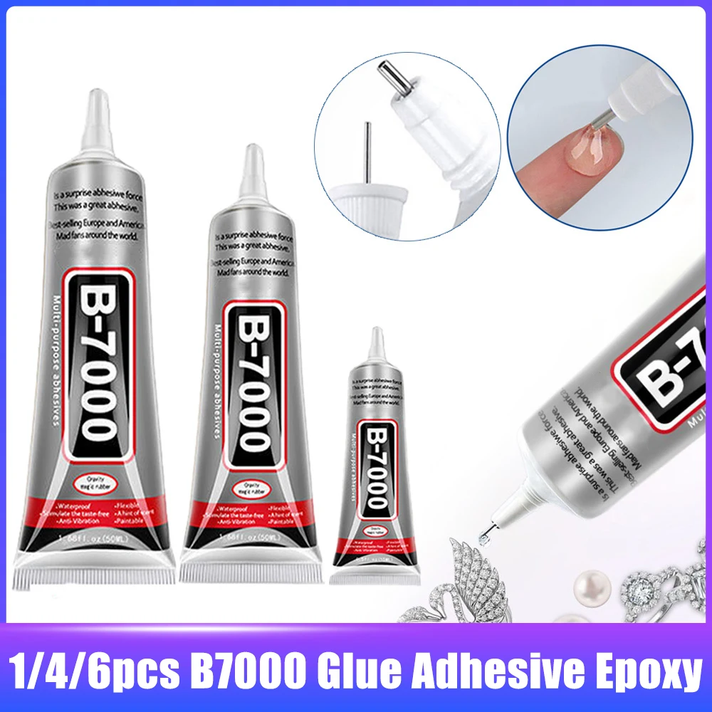 1/3/5PCS B7000 Liquid Glue Clear Contact Phone Repair Adhesive Multipurpose Diy Glue With Precision Applicator Tip 15/25/50ML