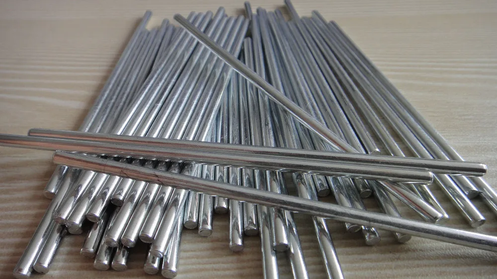 10pcs lot NEW 3 100mm 10cm Long steel shaft metal rods diameter 3mm DIY axle for - 10pcs/lot,NEW 3*100mm 10cm  Long steel shaft metal rods diameter 3mm DIY axle for building model material