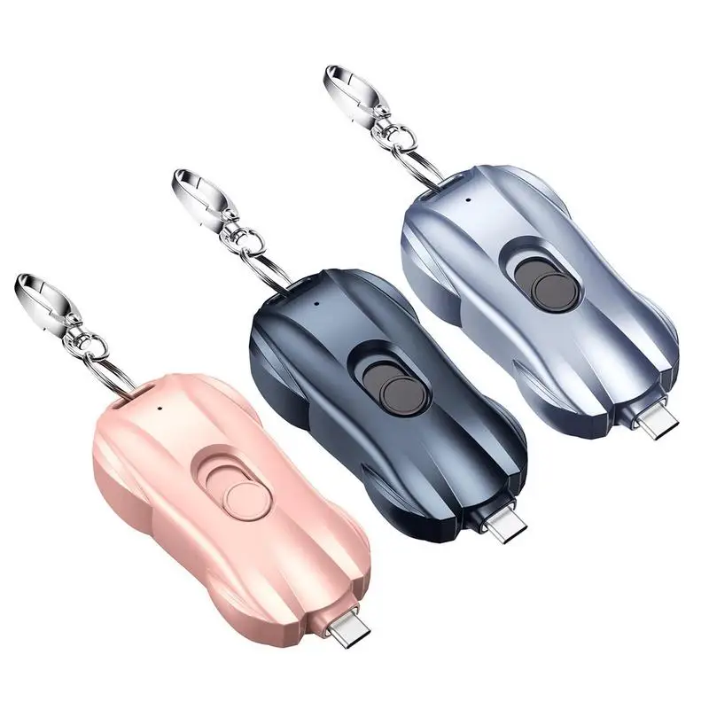 1500mAh Keychain Power Pod Ultra Compact Power Bank Fast Charging Type C Portable Keychain Phone Charger Compatible With Phone