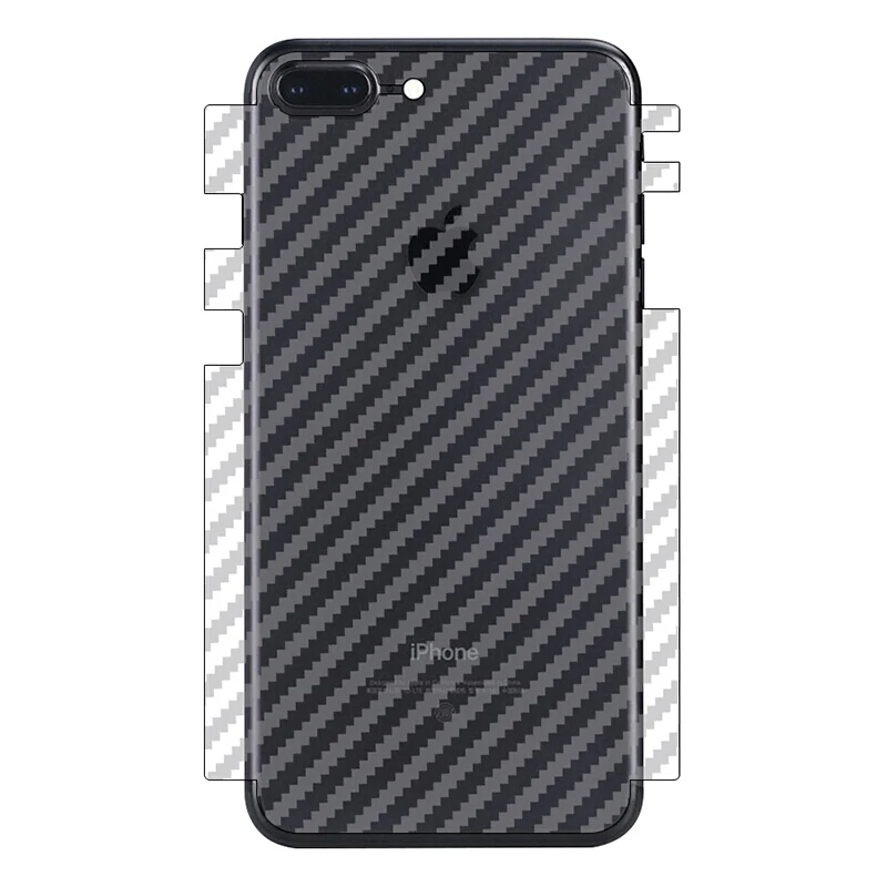 5pcs Anti-fingerprint Carbon Fiber Back Film For iPhone XS MAX XR Protective Film For iPhone 15 14 13 12 11 Pro MAX 8 7 plus