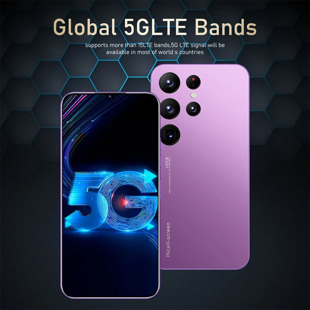 1718222830 646 S24 Ultra Cell Phone Global Version Smartphone 5G 4G Face Recognition Mobile Phones 7800mAh 16GB 1TB - S24 Ultra Cell Phone Global Version Smartphone 5G 4G Face Recognition Mobile Phones 7800mAh 16GB+1TB Cellphone Dual Sim Android