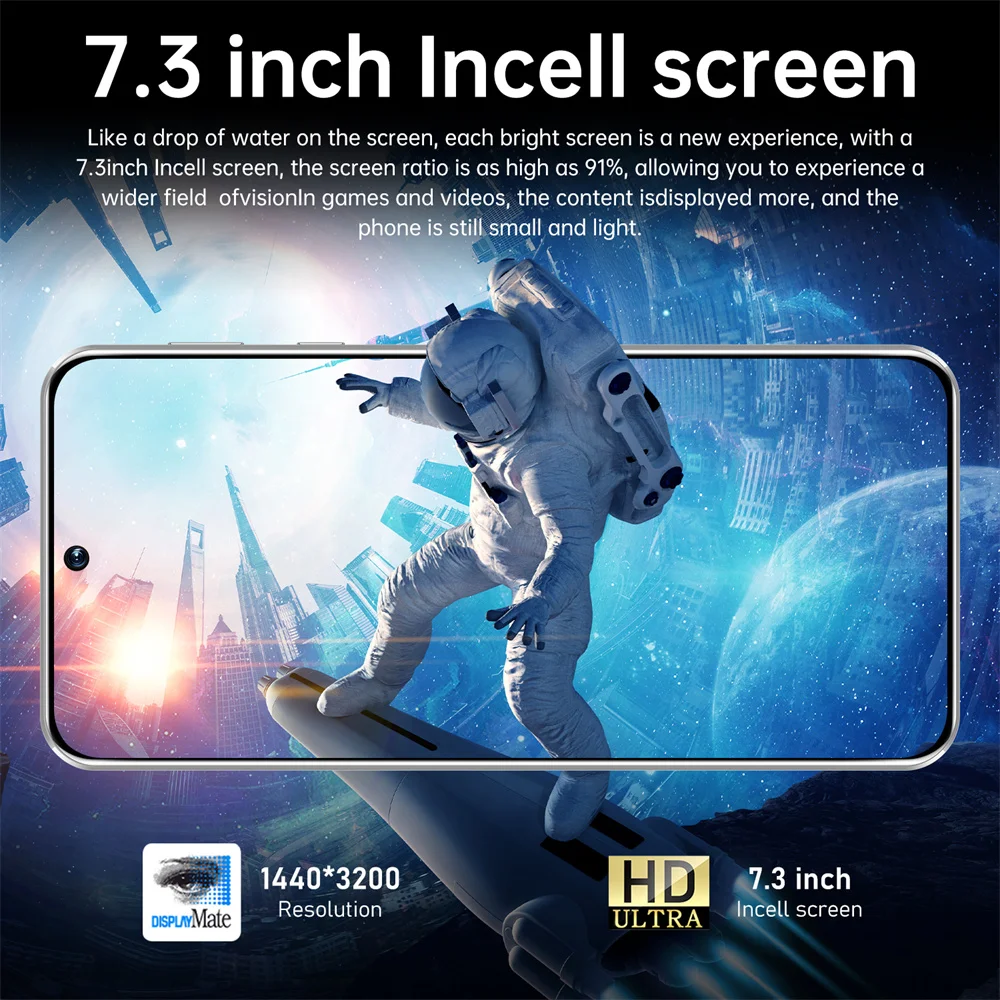 1718236265 55 New Original Cell Phone GT10 Pro Smartphone 16GB 1TB Cellphones 7 3inch Face Unlocked Android 5G - New Original  Cell Phone GT10 Pro Smartphone 16GB+1TB Cellphones 7.3inch Face Unlocked Android 5G Dual Sim Global Version