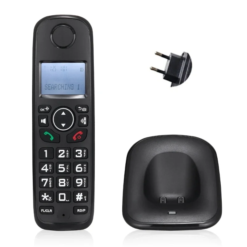 1718482688 631 Cordless Landline Fixed Telephone Home Desk Phone with Caller Identification Sound Noise Reduction T - Cordless Landline Fixed Telephone Home Desk Phone with Caller Identification Sound Noise Reduction Telephones D1001