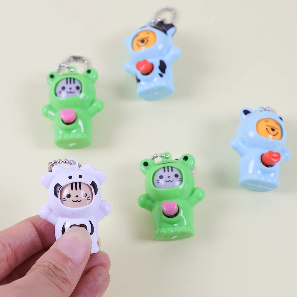 10-Pack Mini Cartoon Face Changing Doll Fixtures Pendant Toys Kids Birthday Party Favors Piñata Filler Featured Prizes Fun Games