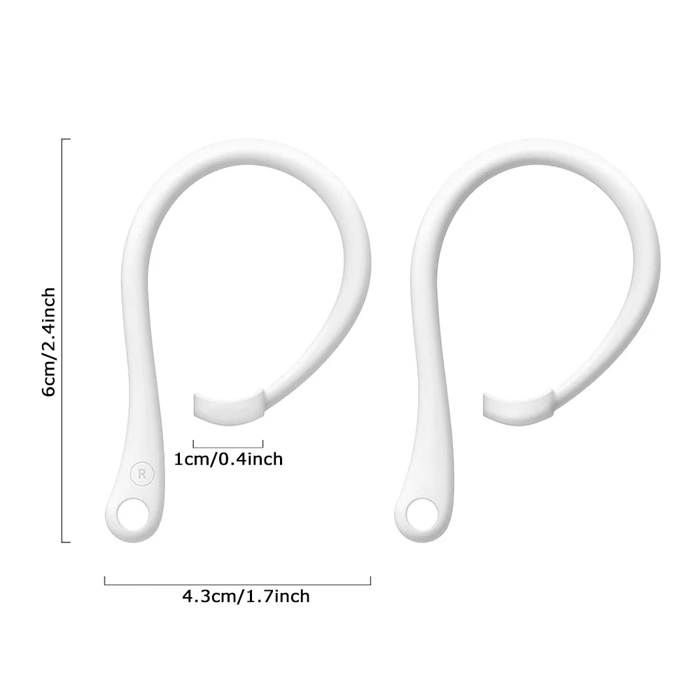 1718720708 886 2Pcs Anti lost Earhooks for Apple AirPods 1 2 3 Pro Sports Silicone Anti drop Ear - 2Pcs Anti-lost Earhooks for Apple AirPods 1 2 3 Pro Sports Silicone Anti-drop Ear Hook for AirPods Pro 2 Wireless Earphone Hooks