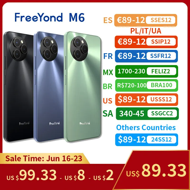 【World Premiere】FreeYond M6 Smartphone 6.78\