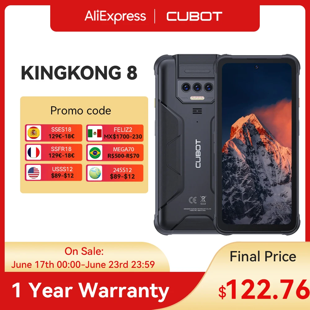 1718886494_Cubot-KingKong-8-Smartphone-6-6GB-RAM-256GB-ROM-10600mAh-Battery-Dual-LED-Torch-48MP-Rear.jpg