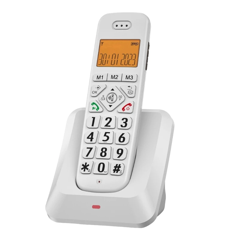 E56B D1011 Digital Cordless Handheld Phone for Business Offices Home Low Radiation