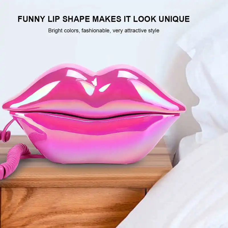 1719085806 904 Lip Telephone Electroplating Fashionable Lip Telephone Flocking Retro Sexy Home Phone Decoration Gif - Lip Telephone Electroplating Fashionable Lip Telephone Flocking Retro Sexy Home Phone Decoration Gift