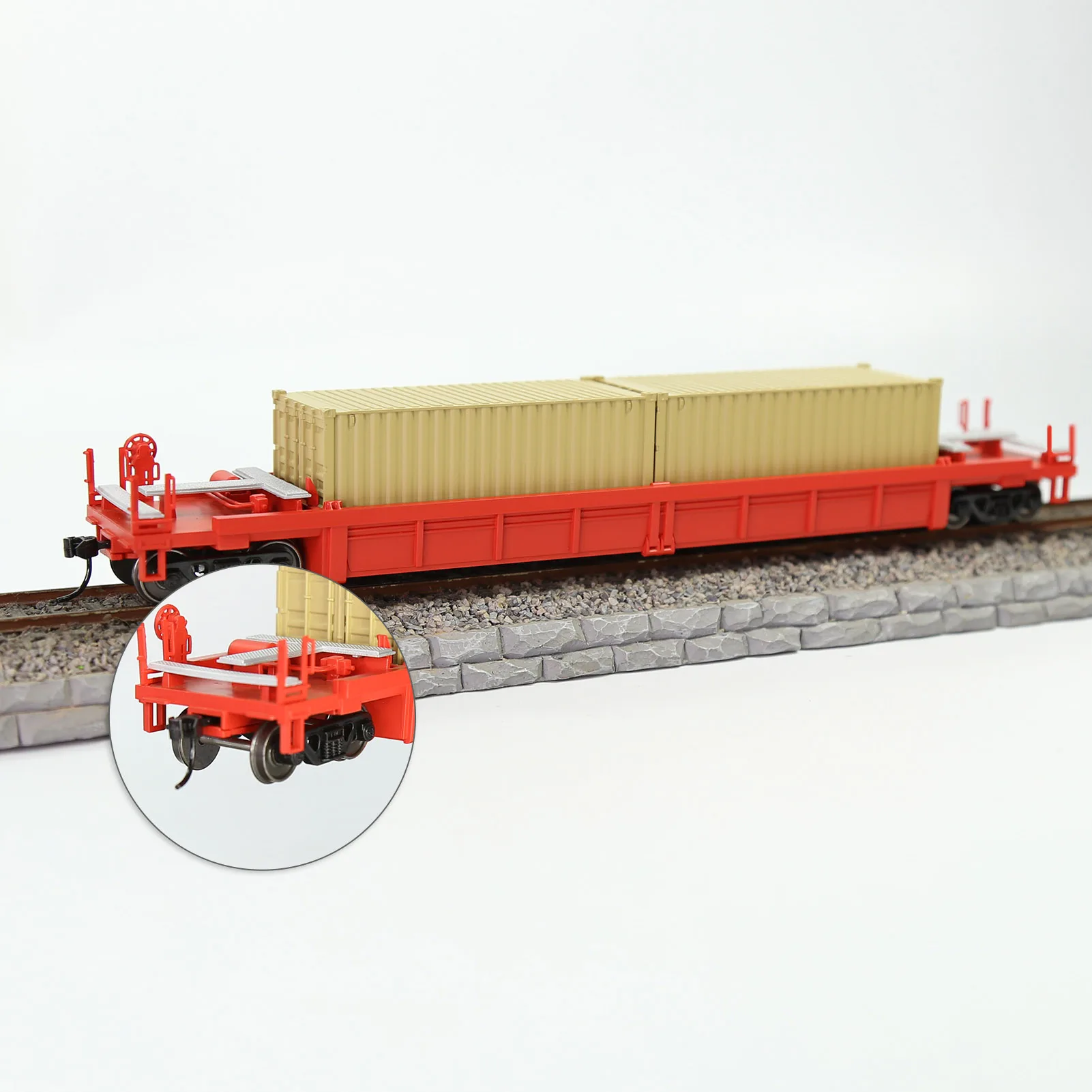 1719383109 217 Evemodel Trains 2pcs HO Scale 1 87 Roller Bearing Truck 36 DC Metal Wheelset HP3387 3 - Evemodel Trains 2pcs HO Scale 1:87 Roller Bearing Truck 36\