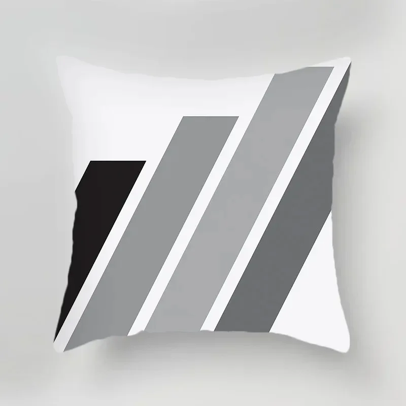 1719459067 494 Black and White Gray Geometric Simple Print Pattern Luxury Home Decoration Pillowcase Living Room So - Black and White Gray Geometric Simple Print Pattern Luxury Home Decoration Pillowcase Living Room Sofa Car Cushion Cover