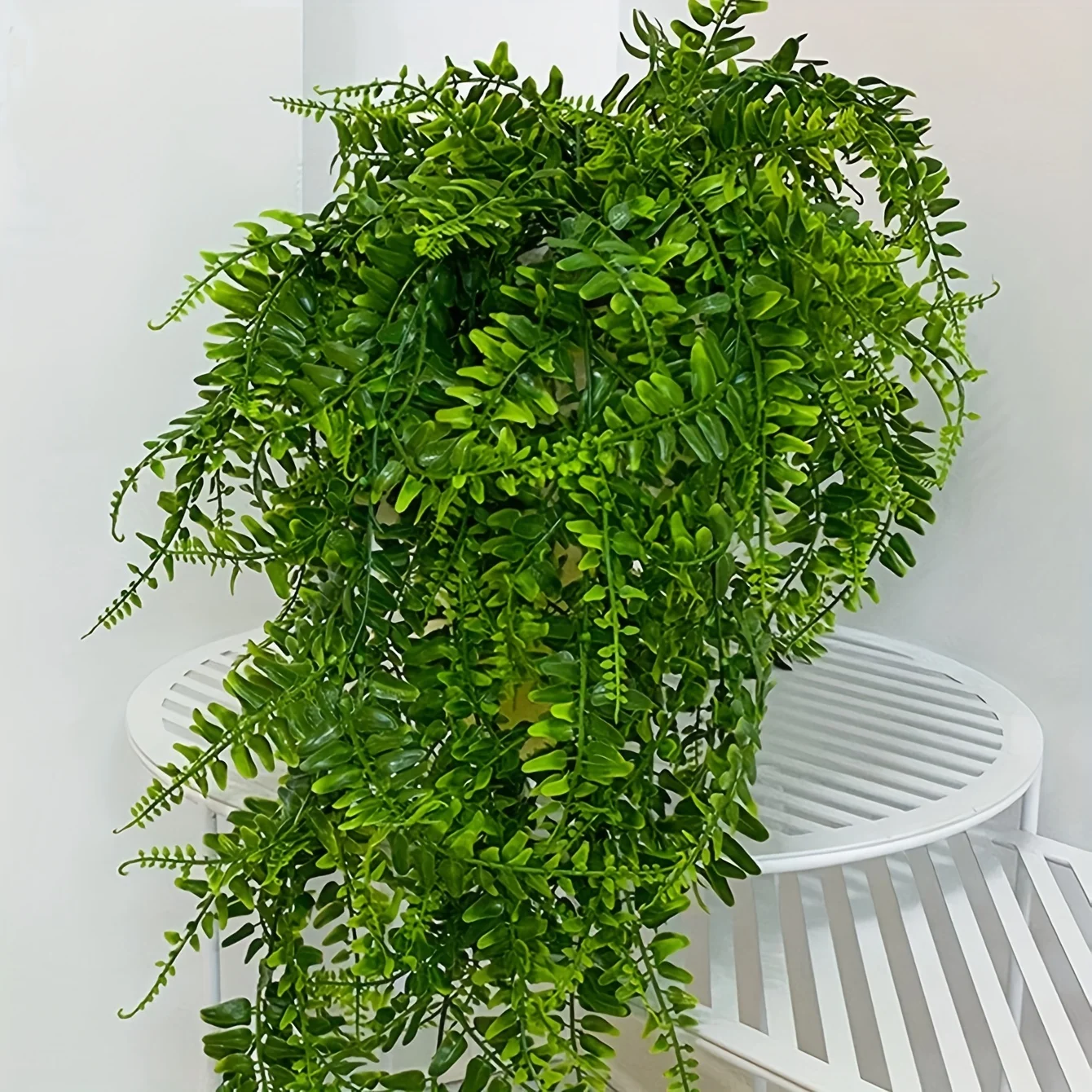 1pc/2pcs  90cm/35.43inch Simulated Wall Hanging Persian Grass Vine Artificial Hanging Fern Plant Vine Hanging Green Plant
