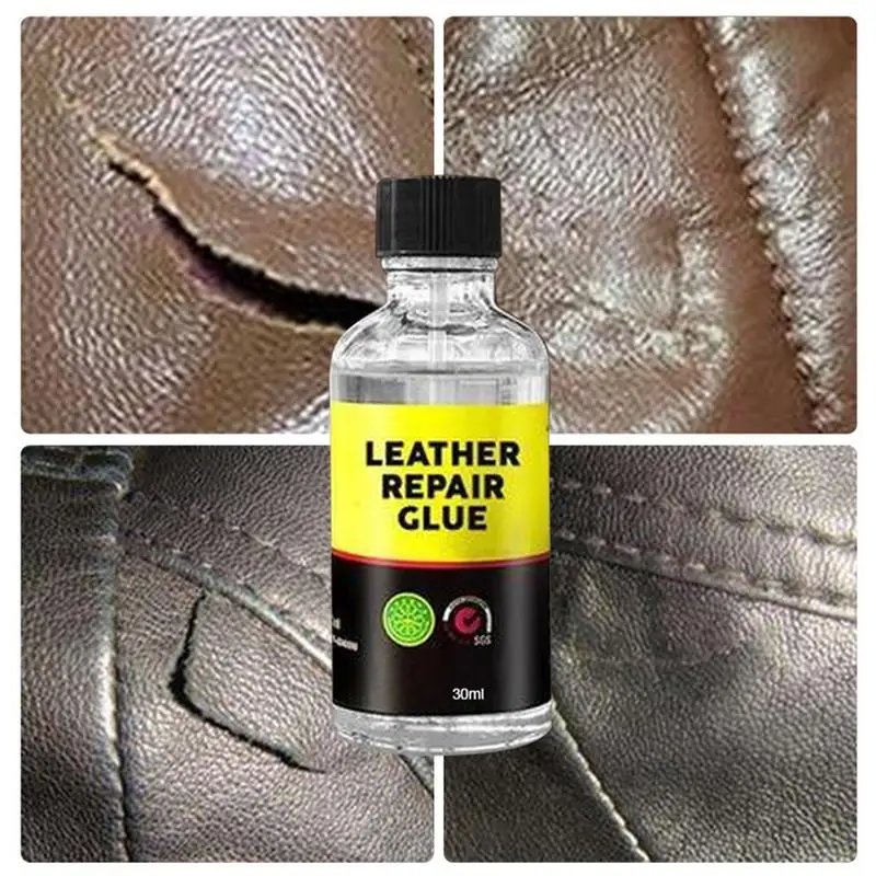 30/50ml Car Leather Repair Glue Auto Seat Maintenance Leather Care Liquid Rubber Leather Gel Sofa Car Leather Adhesive Glue