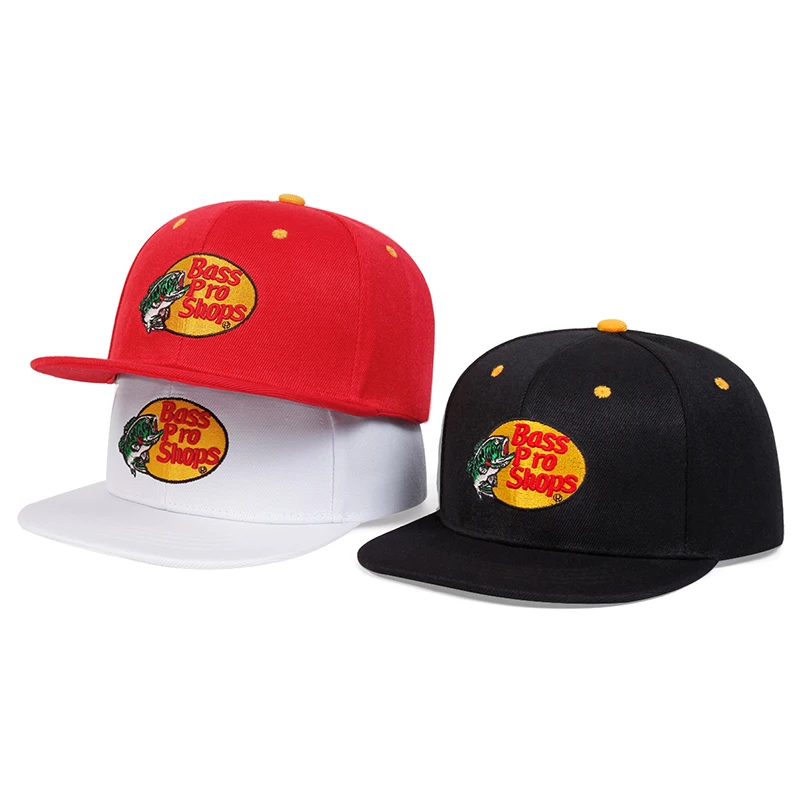 Bass Pro Shops embroidery Baseball Cap unisex Fashion Hip Hop Snapback Caps Outdoor wild Trucker hat Adjustable Sun hats