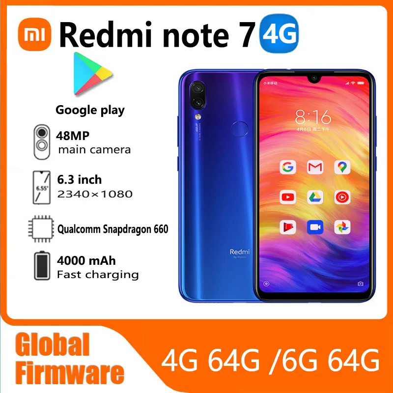 Global-firmware-Xiaomi-Redmi-Note-7-6G-64G-Cellphone-Original-Smartphone-Snapdragon-660-Posterior-fingerprint-used.jpg