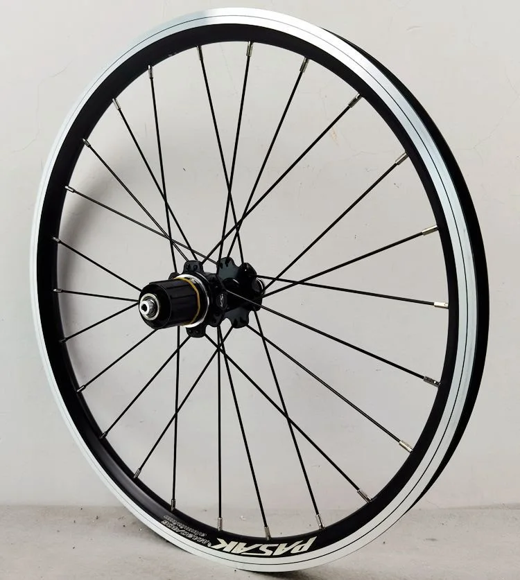 H88c25c76410345d99a88cb7e5855dc42i - Folding Bike Wheels for Mountain Bicycle, MTB Cycle Parts, Clincher Rim, V Brake, QR 9mm, 100mm, 130mm, 20h, 24H, 406, 451