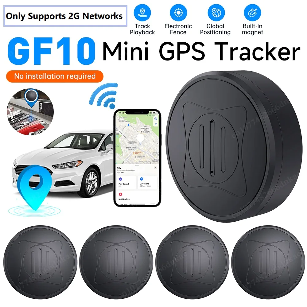 Mini GPS Tracker Magnetic Real-Time Locator Mini Tracking Device Pet Vehicle Lost Tracker For Pet Kids Bag Wallet Tracking