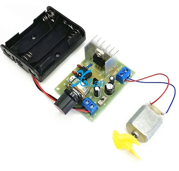 NE555 Motor Speed Regulation Kit Maker DIY Teaching Electronic Manufacturing Technology Board Module DIY