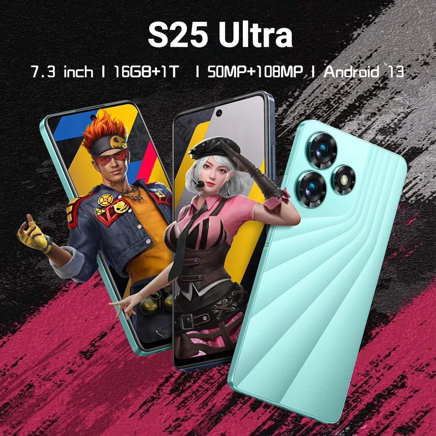 S0c3fbe82def14fbcb01a55ae9f12d150F - New SmartPhone Original S25 Ultra 5G Dual Sim Card 8000mAh Unlocked Android Mobile Phones 7.3 Inch with case  16GB+1TB CellPhone