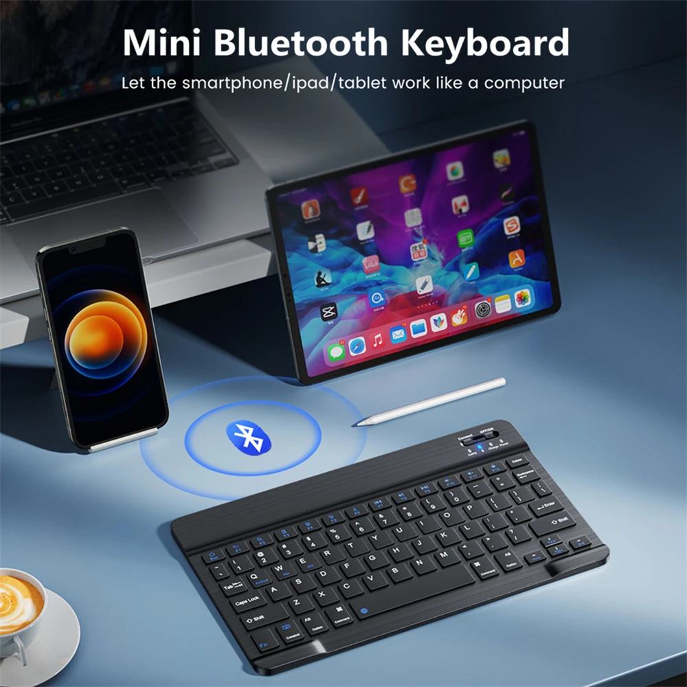 S186375520a0d49589aeaa11ff9d89e4e6 - 10inch Backlit For iPad Keyboard and Mouse Backlight Bluetooth Keyboard For IOS Android Windows Wireless Keyboard and Mouse