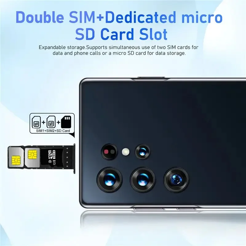 S1abe0812a7b0416bb39e9536bdc1801e3 - S24 Ultra+ Smart Phone Original 7.3 inch 22G+2T 50MP+108MP Android Mobile Phones Unlocked Celular 6800mAh 5G Network S26 Ultra