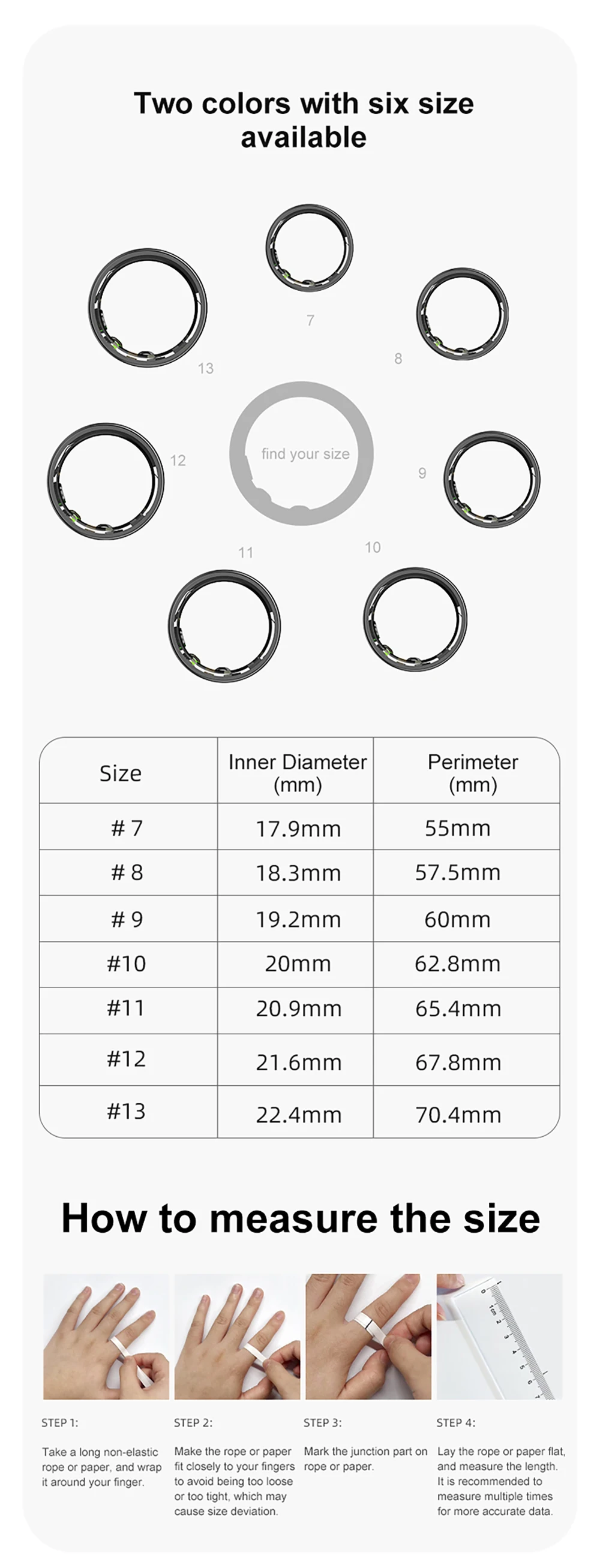 S21d1f6e7770e4f19b55870230c97ff4bS - LlNuyoah R03 Smart Ring Sleep Health Monitoring IP68 & 3ATM Waterproof Multi Sports for IOS and Android Men Women Smart Ring