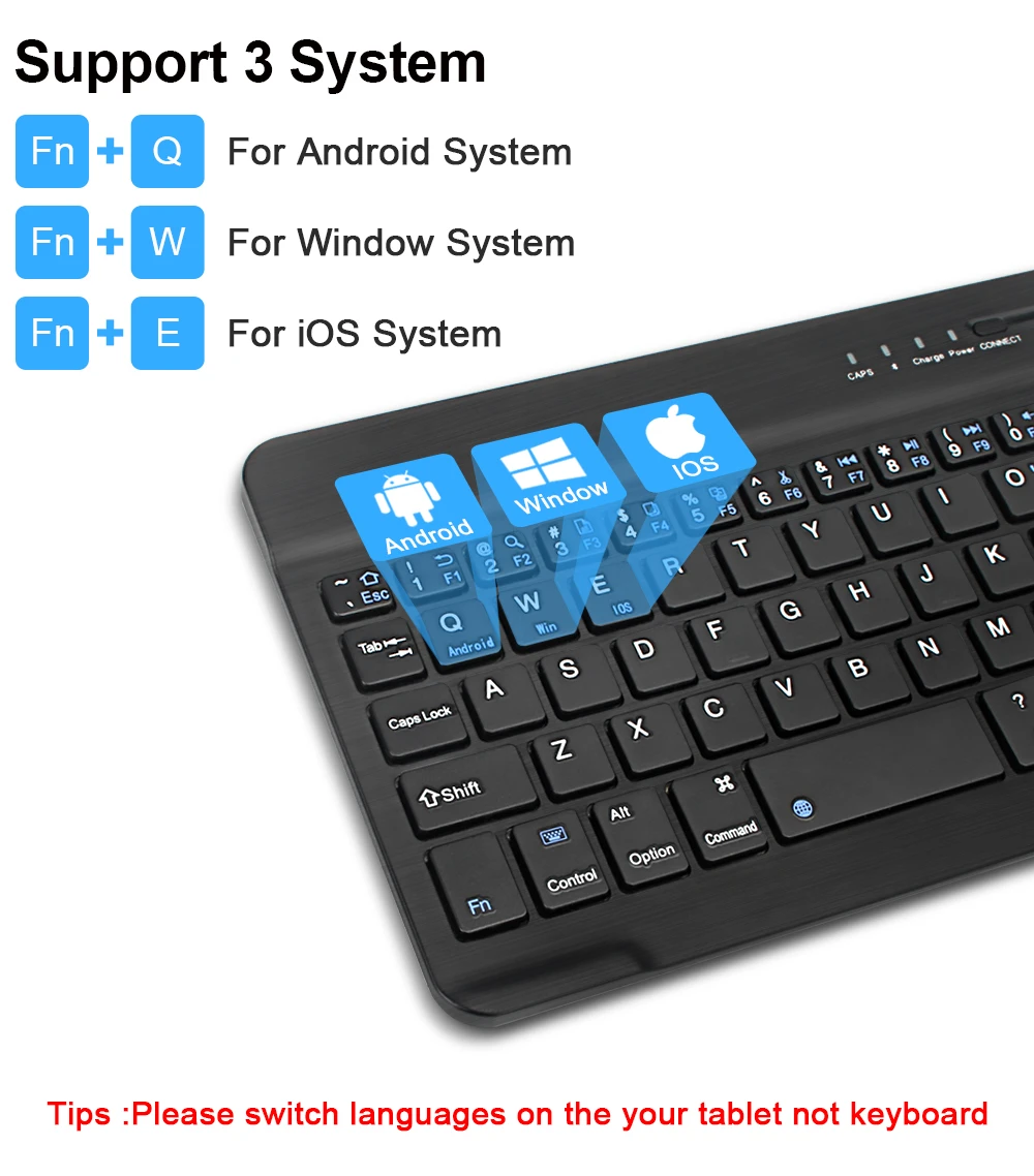 S68c67ad252d24d9ab38d84b3ae20bad66 - 10inch Backlit For iPad Keyboard and Mouse Backlight Bluetooth Keyboard For IOS Android Windows Wireless Keyboard and Mouse