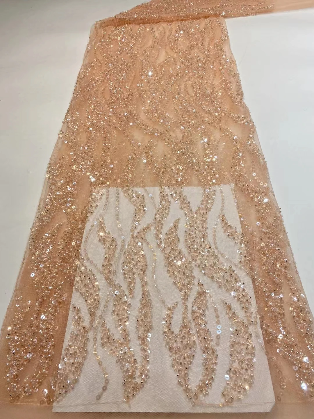 S7334287277c645fc932a5c89bc6f7111z - New Arrival French Africa Fabric High Quality Luxury 2022 Sequins Net Lace With Beads Rich Senegalese For Evening Or Party Dress