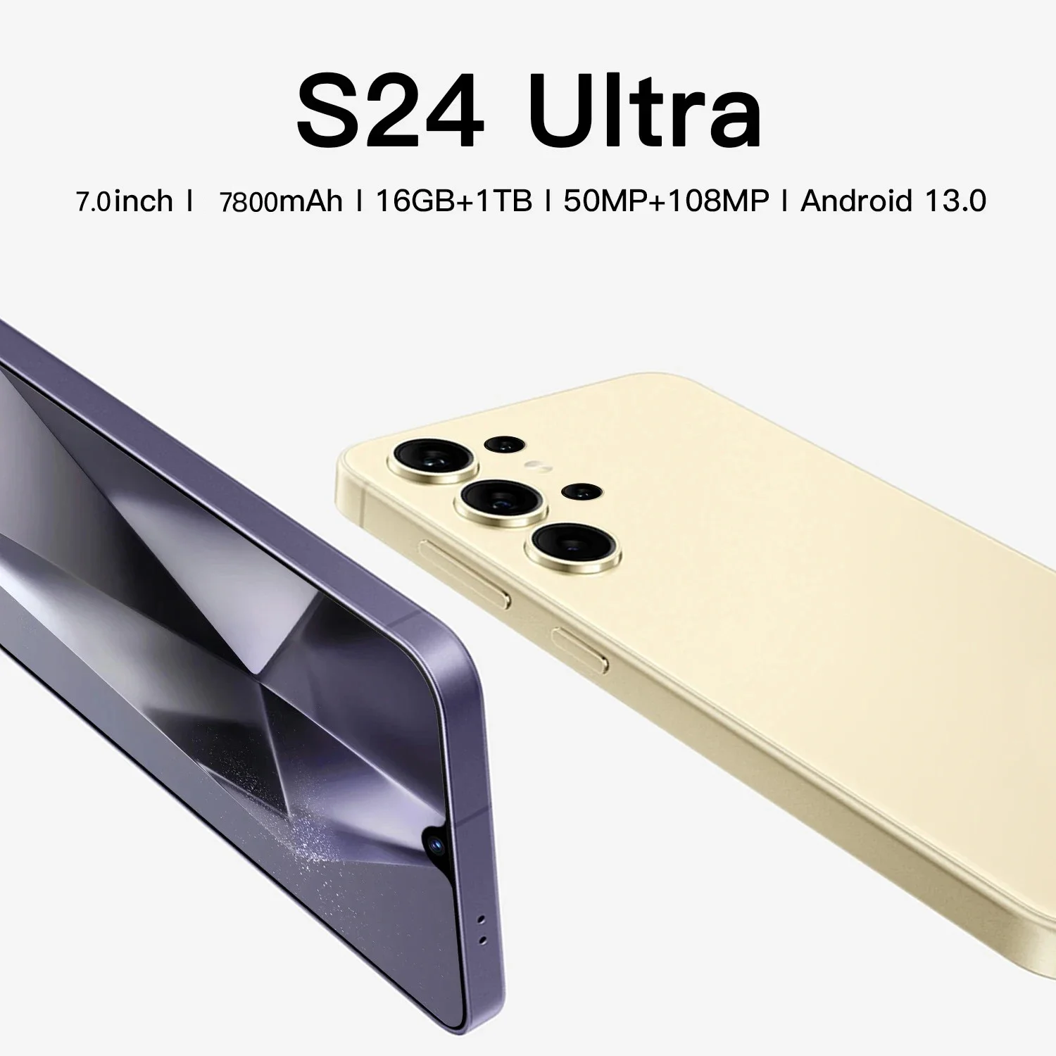 S7b306792e369483b833d3e20519e3a71p - S24 Ultra Cell Phone Global Version Smartphone 5G 4G Face Recognition Mobile Phones 7800mAh 16GB+1TB Cellphone Dual Sim Android