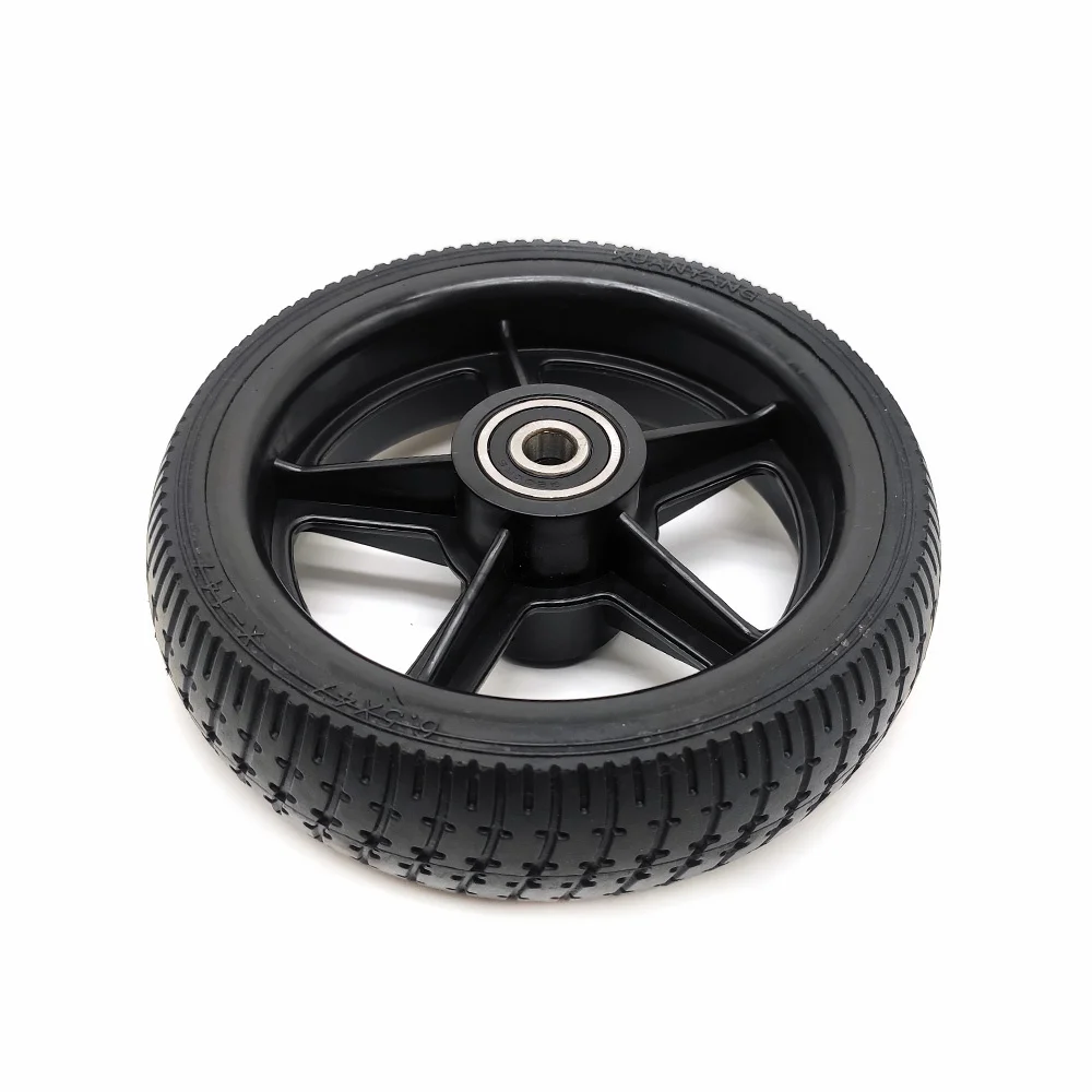 S7b5703dcdd70467499c0973c3a18e296J - 6.5 Inch Solid Wheel 165x45 Tire with Aluminium/Plastic Rim for Mini Electric Scooter