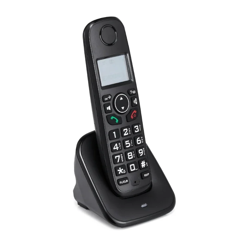 S991fa2c88a7a41a7bcbf24d2dc1b264em - Cordless Landline Fixed Telephone Home Desk Phone with Caller Identification Sound Noise Reduction Telephones D1001