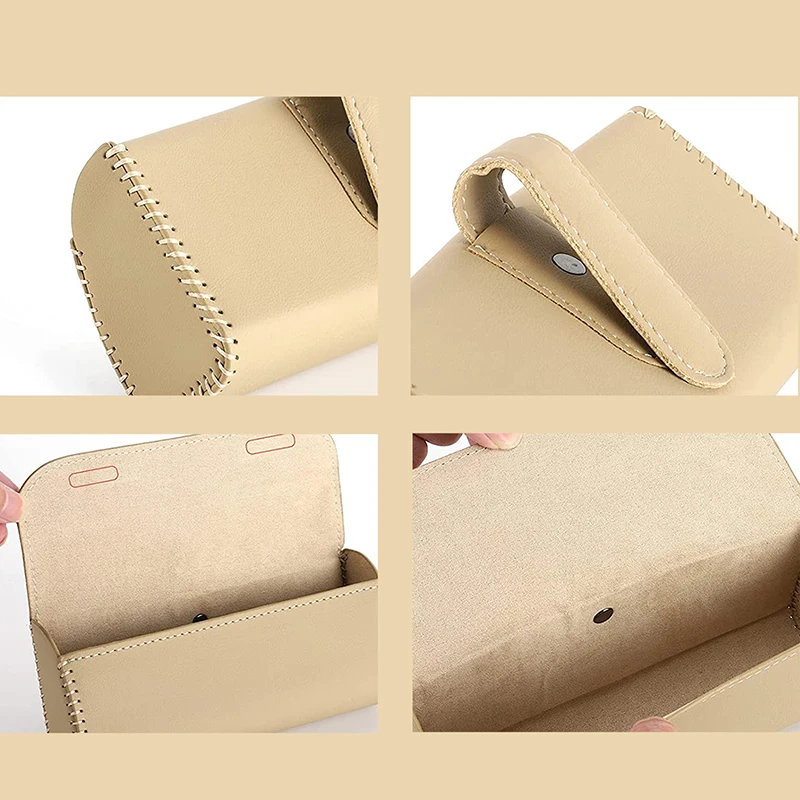 Sd3348824ffaa4c46a159a729b8f86333T - 1pc Glasses Holder Car Sun Visor Glasses Case Organizer Glasses Storage Box Holder Visor Sunshade Car Holder For Glasses