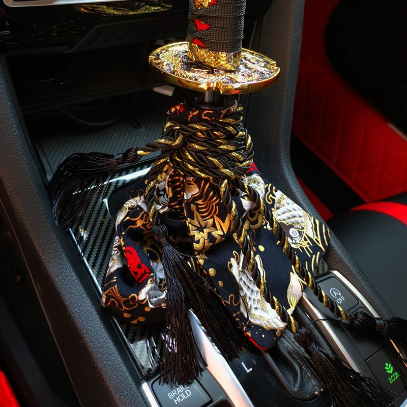 Universal-Car-Accessories-Pattern-Style-Canvas-Katana-Shift-Lever-Knob-Cover-Dust-Cover-Racing-Samurai-Sword.jpg