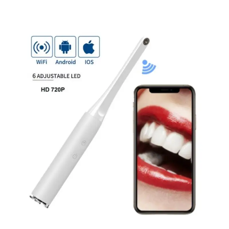 Wireless Visual Intraoral Skin Observation Borescope Camera for IOS Android 1080P 200W Pixel Home Observation Care Borescope