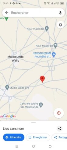 Terrain de 600 mètres carrés à vendre à Malico