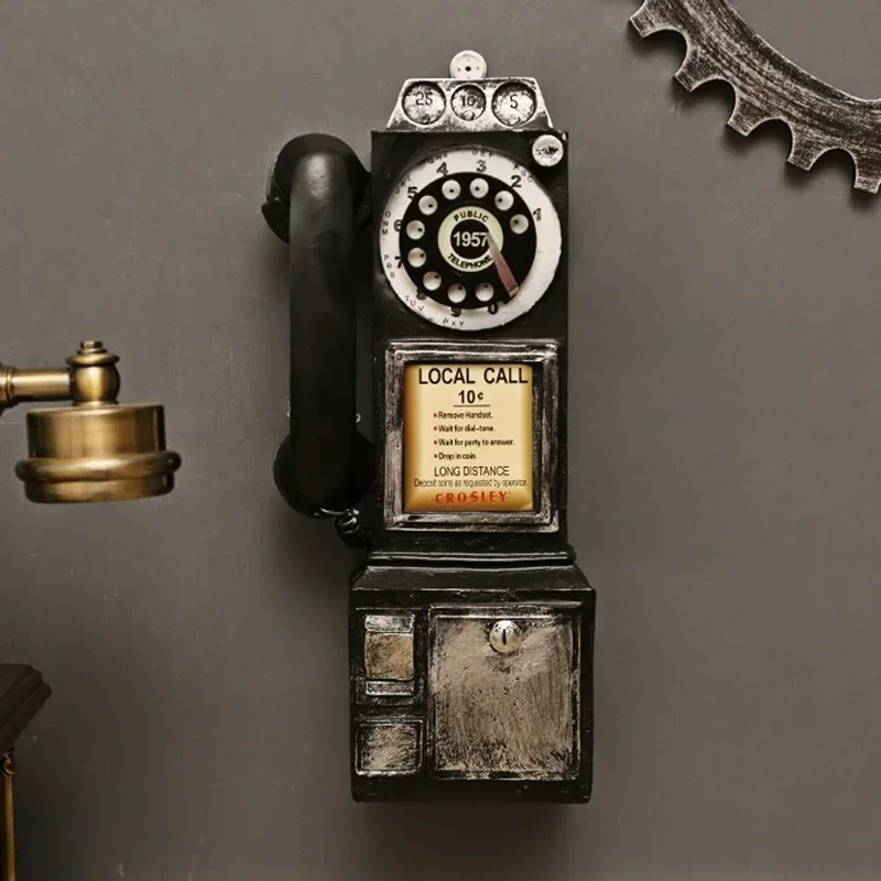 1723495872 951 Creativity Vintage Telephone Model Wall Hanging Ornaments Retro Furniture Phone Miniature Crafts Gif - Creativity Vintage Telephone Model Wall Hanging Ornaments Retro Furniture Phone Miniature Crafts Gift for Bar Home Decoration