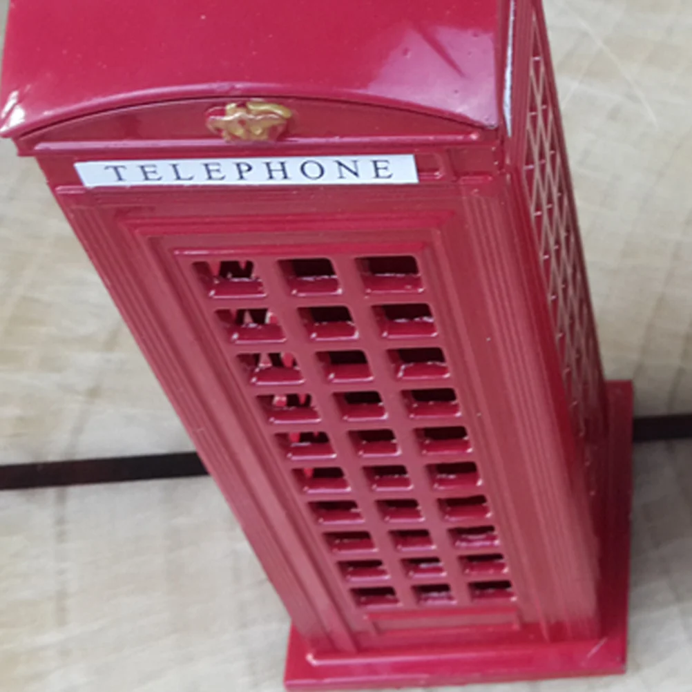 1723930752 60 15cm Decoration London Telephone Booth Money Box Mailbox Ornament Piggy Bank Metal Crafts Decoration - 15cm Decoration London Telephone Booth Money Box Mailbox Ornament Piggy Bank Metal Crafts Decoration