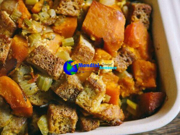 Gluten-Free Kabocha Squash Stuffing