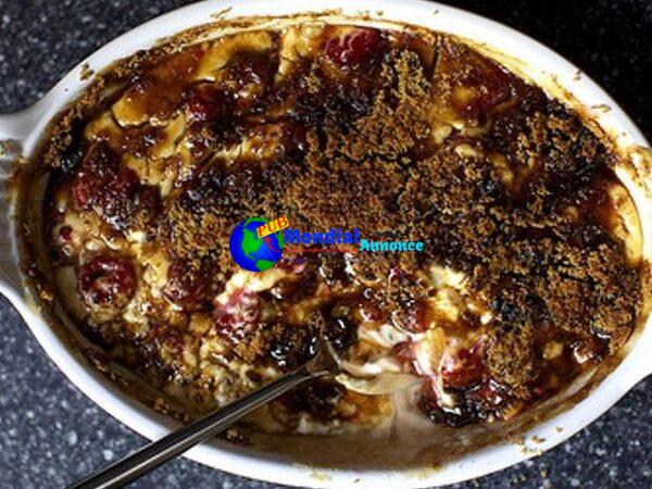 Raspberry Brown Sugar Gratin