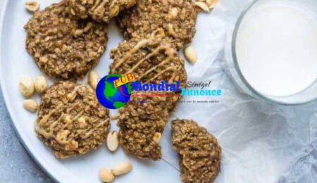 Gluten-Free: Banana Oatmeal Peanut Butter Cookies