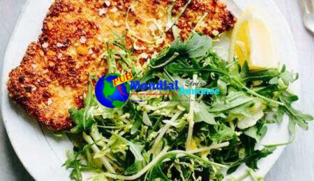 Gluten Free Rooster Cutlets with Greens