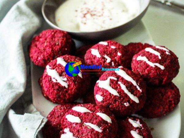 BEET FALAFELS (BAKED, OIL-FREE, GLUTEN-FREE)