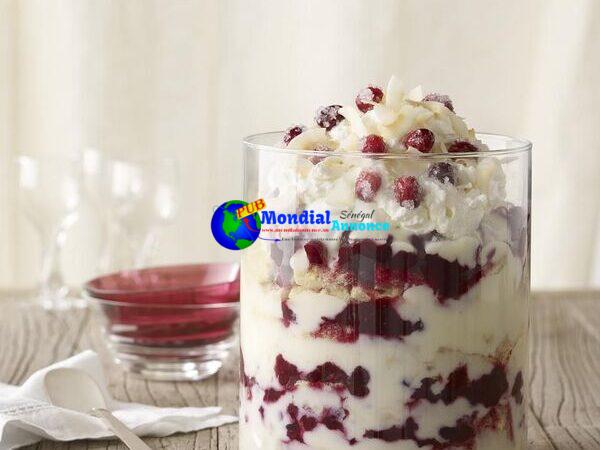 Gluten-Free Cranberry Coconut Trifle